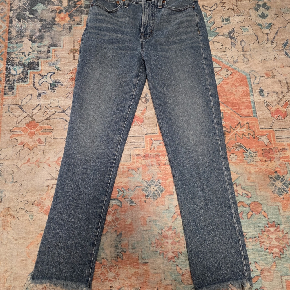 Madewell Women's Straight Leg Jeans - Blue